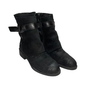 Fergie Woman Leather Boots Size 6.5